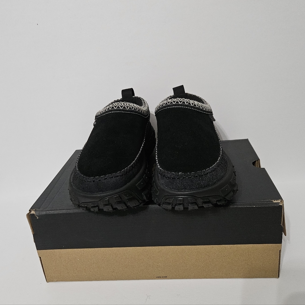 UGG Black and Gray Slip-On Loafers - Picture 3 of 8